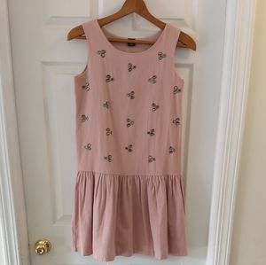 GapKids Pink Drop Waist Dress with Stones Sz XXL